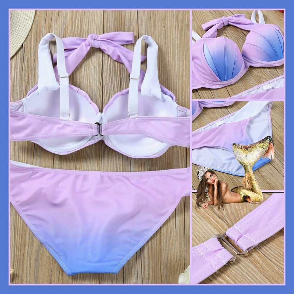 New TRENDING Womans Mermaid style bikini - Picture 2 of 3